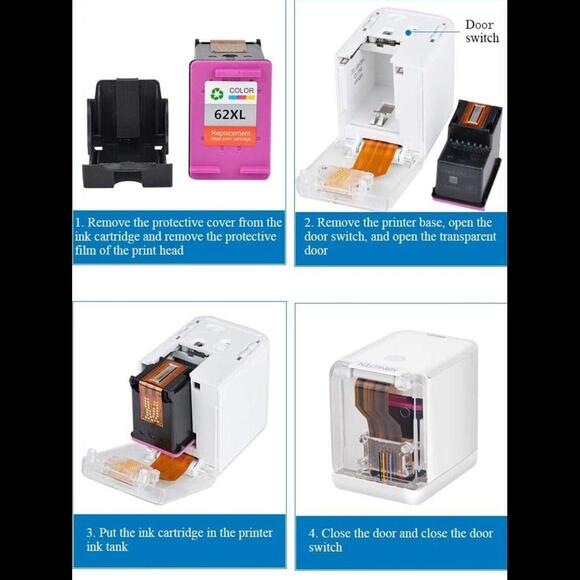 Kongten MBrush Portable Handheld Mobile Color Printer-White - Picture 6 of 7